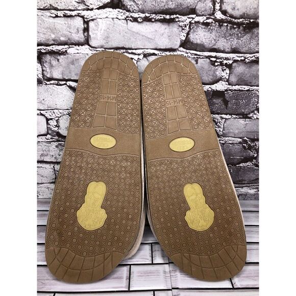Old Friend Beige Peep Toe Strap Sheepskin Fur Slippers Men Sz 14-15M US/48EU main image 16